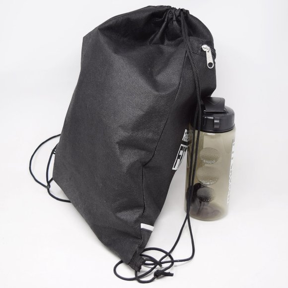 Robert Irvine Fit Crunch Cinch Sack Backpack Sports Shake Bottle Mixing Ball New - Picture 4 of 13